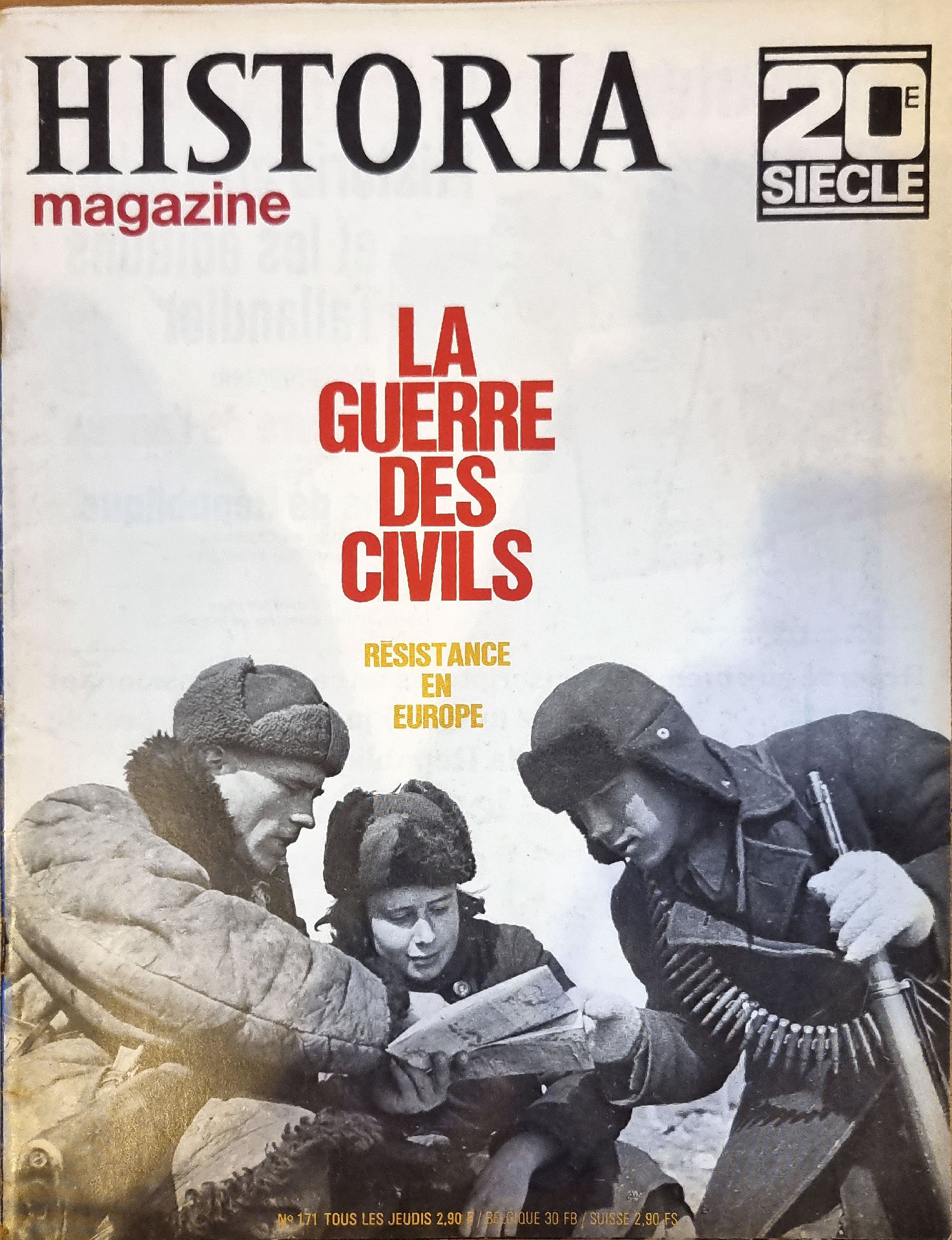 HISTORIA magazine – La Guerre des Civils : Résistance en Europe