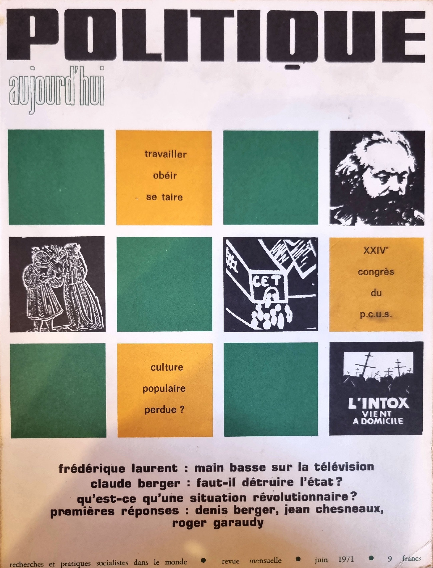 Politique aujourd&rsquo;hui