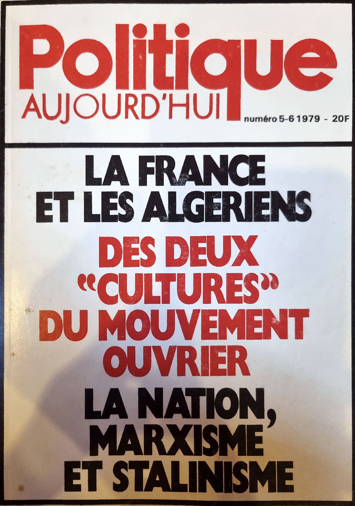Politique Aujourd&rsquo;hui