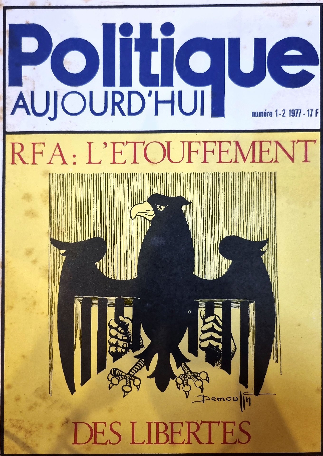 RFA: L&rsquo;ETOUFFEMENT DES LIBERTES