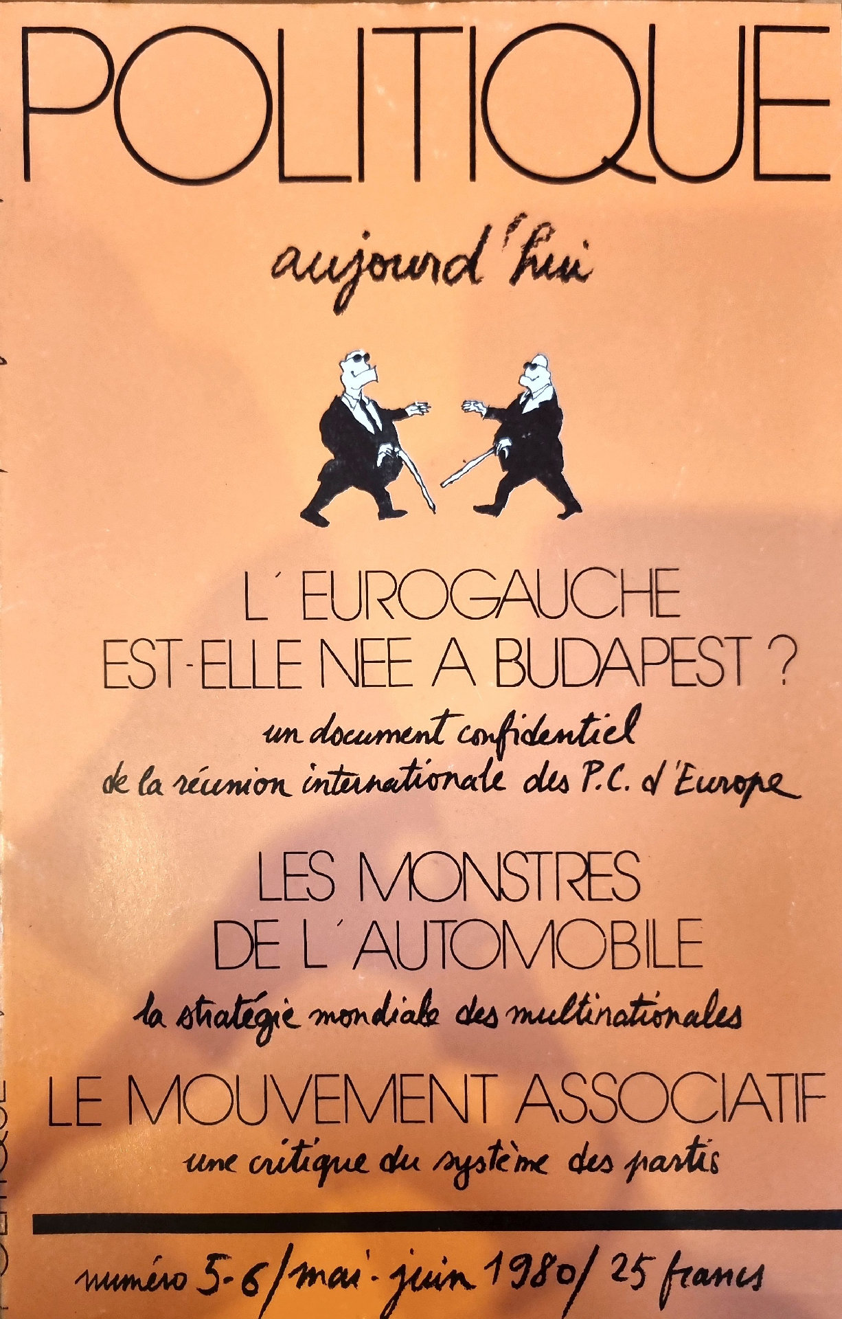 POLITIQUE aujourd&rsquo;hui