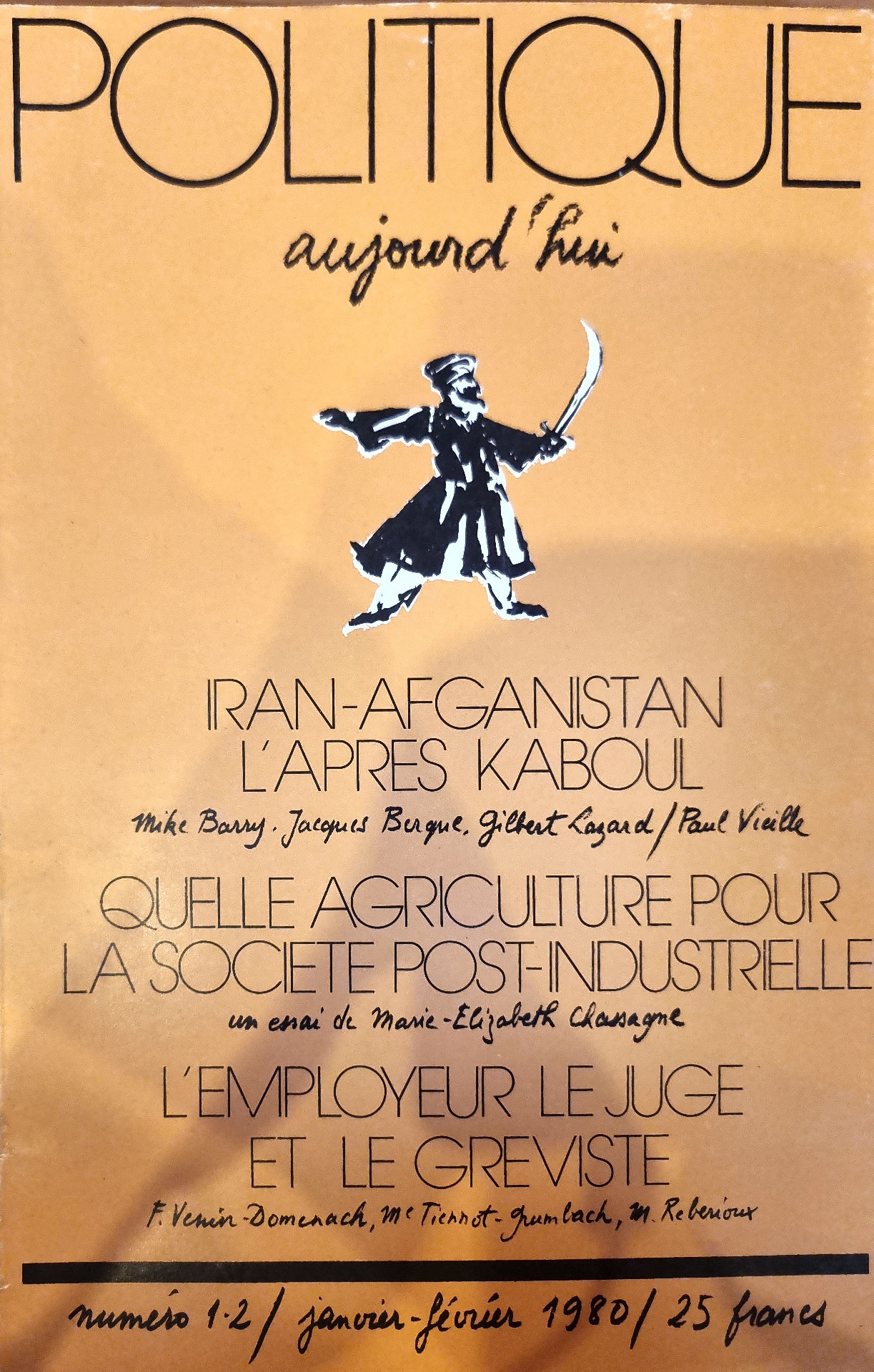 POLITIQUE aujourd&rsquo;hui – numéro 1-2 / janvier-février 1980