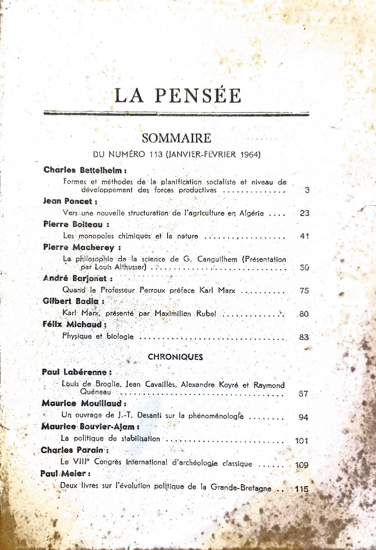 La Pensée