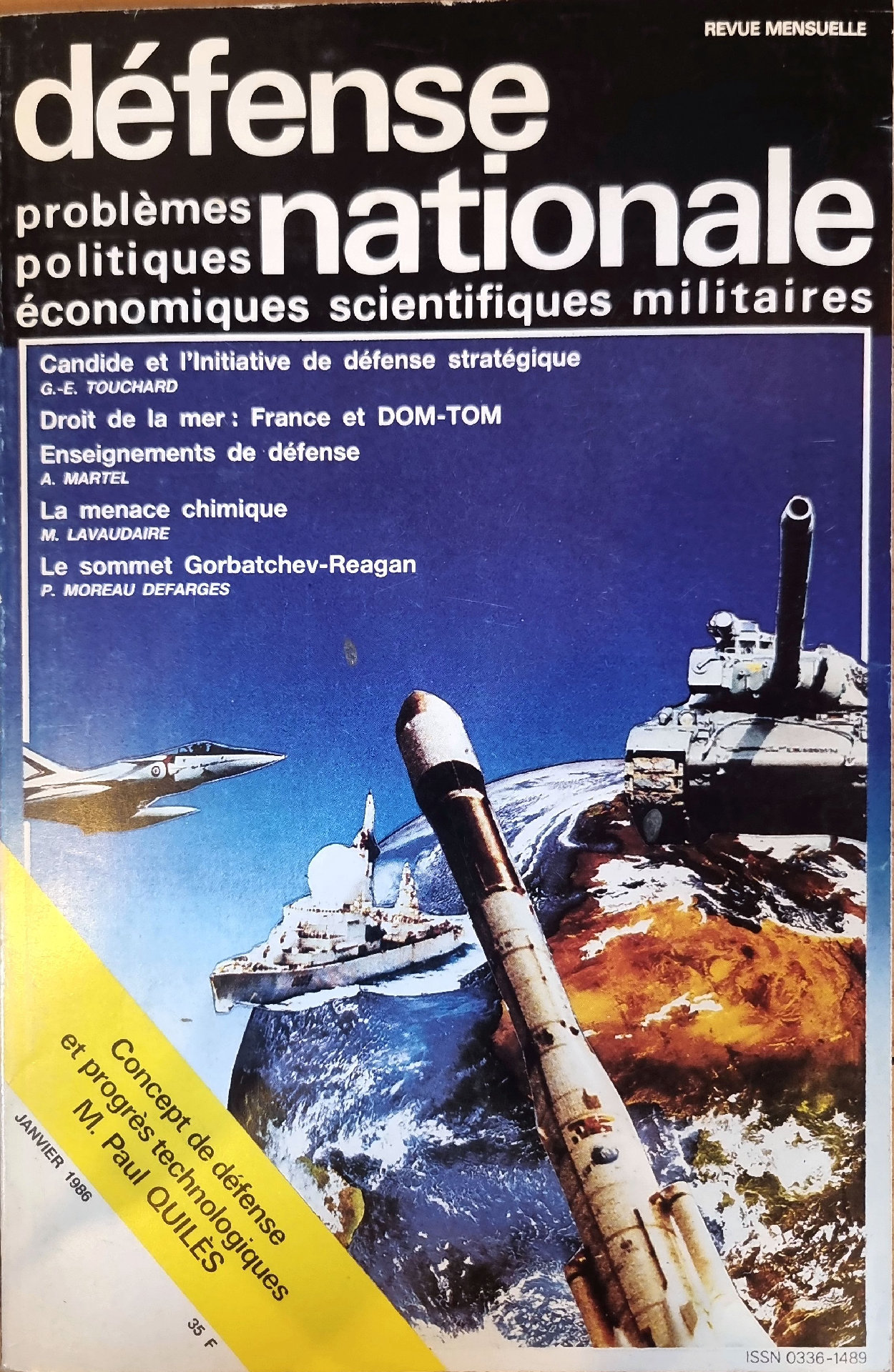 Défense nationale : problèmes politiques économiques scientifiques militaires