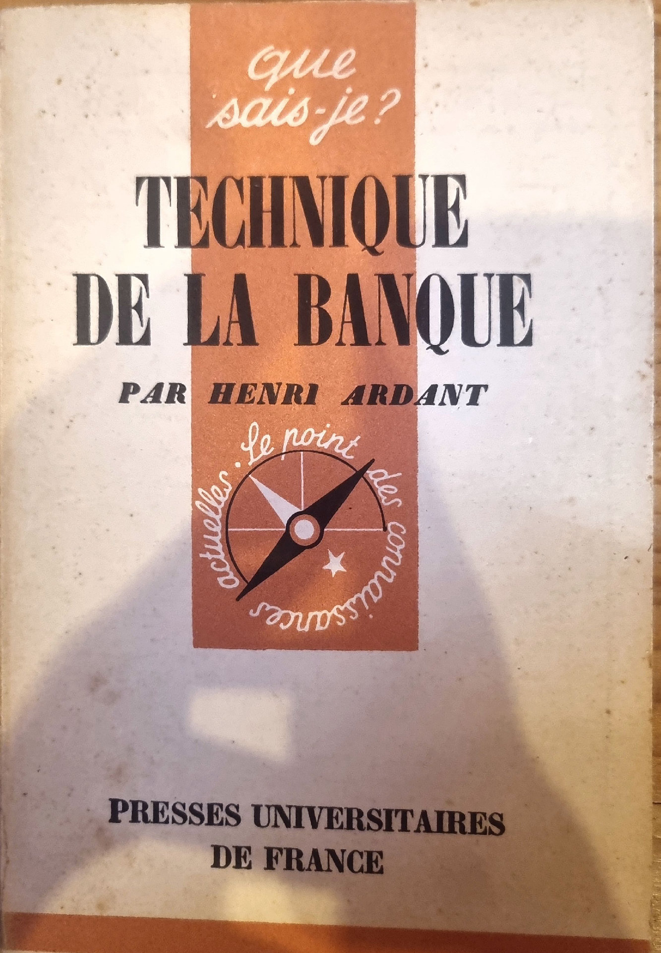 TECHNIQUE DE LA BANQUE