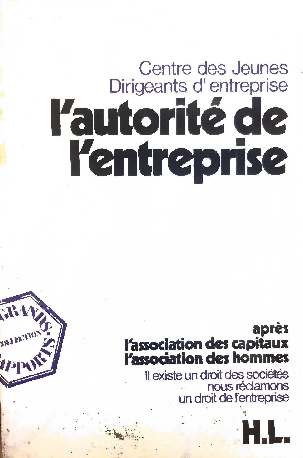 L&rsquo;autorité de l&rsquo;entreprise