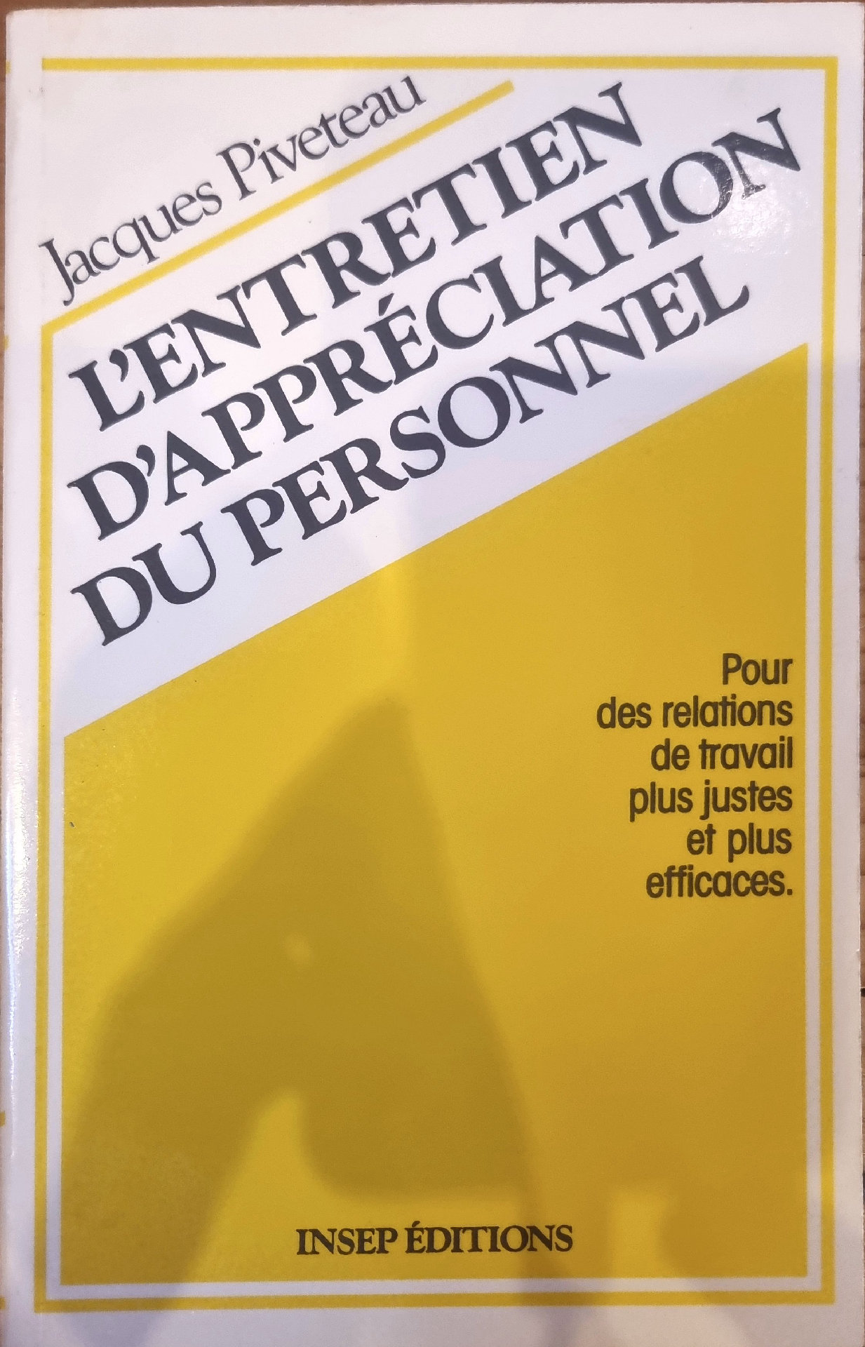 L&rsquo;ENTRETIEN D&rsquo;APPRÉCIATION DU PERSONNEL