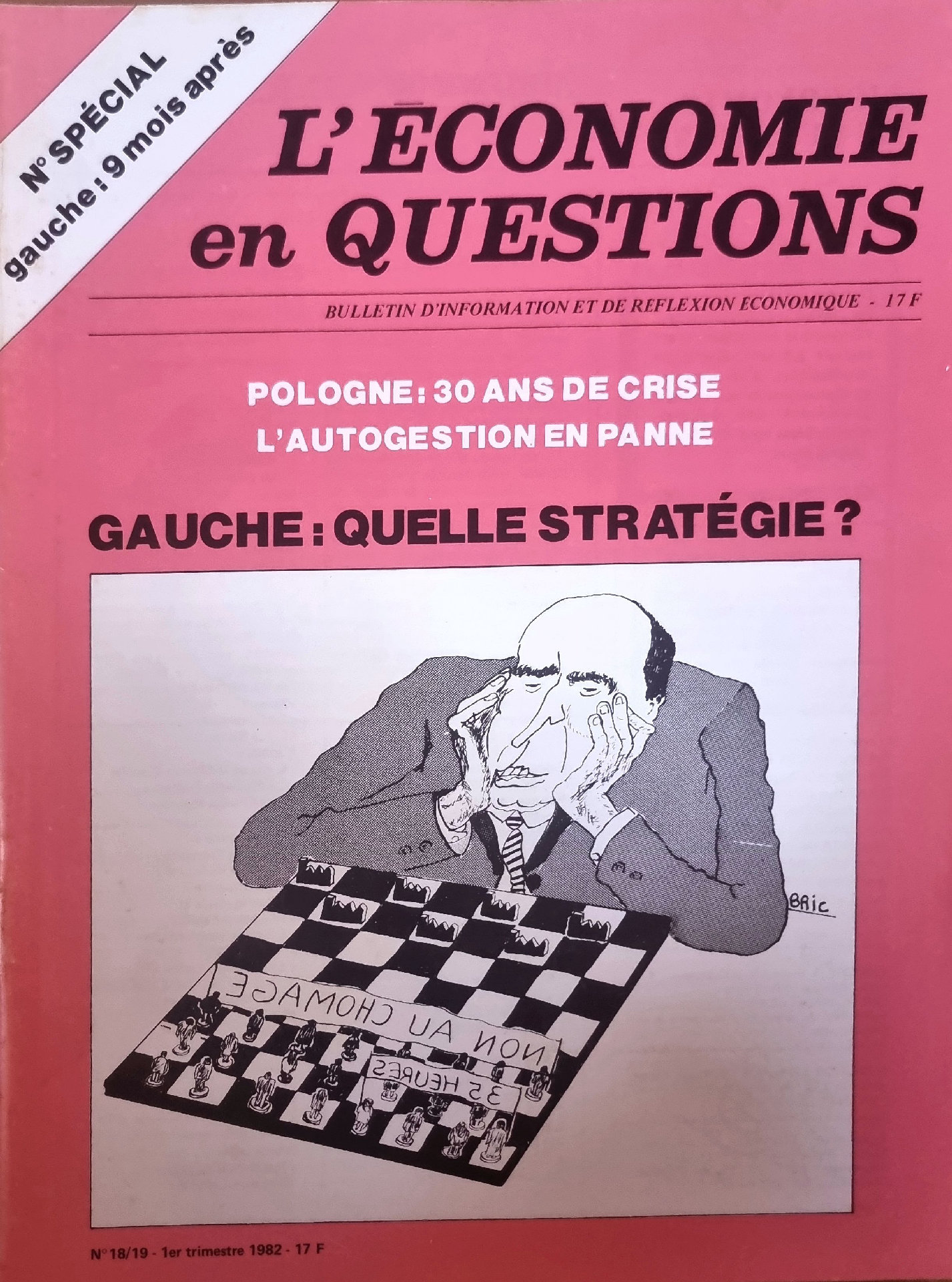 L&rsquo;ÉCONOMIE en QUESTIONS – N° SPÉCIAL gauche : 9 mois après