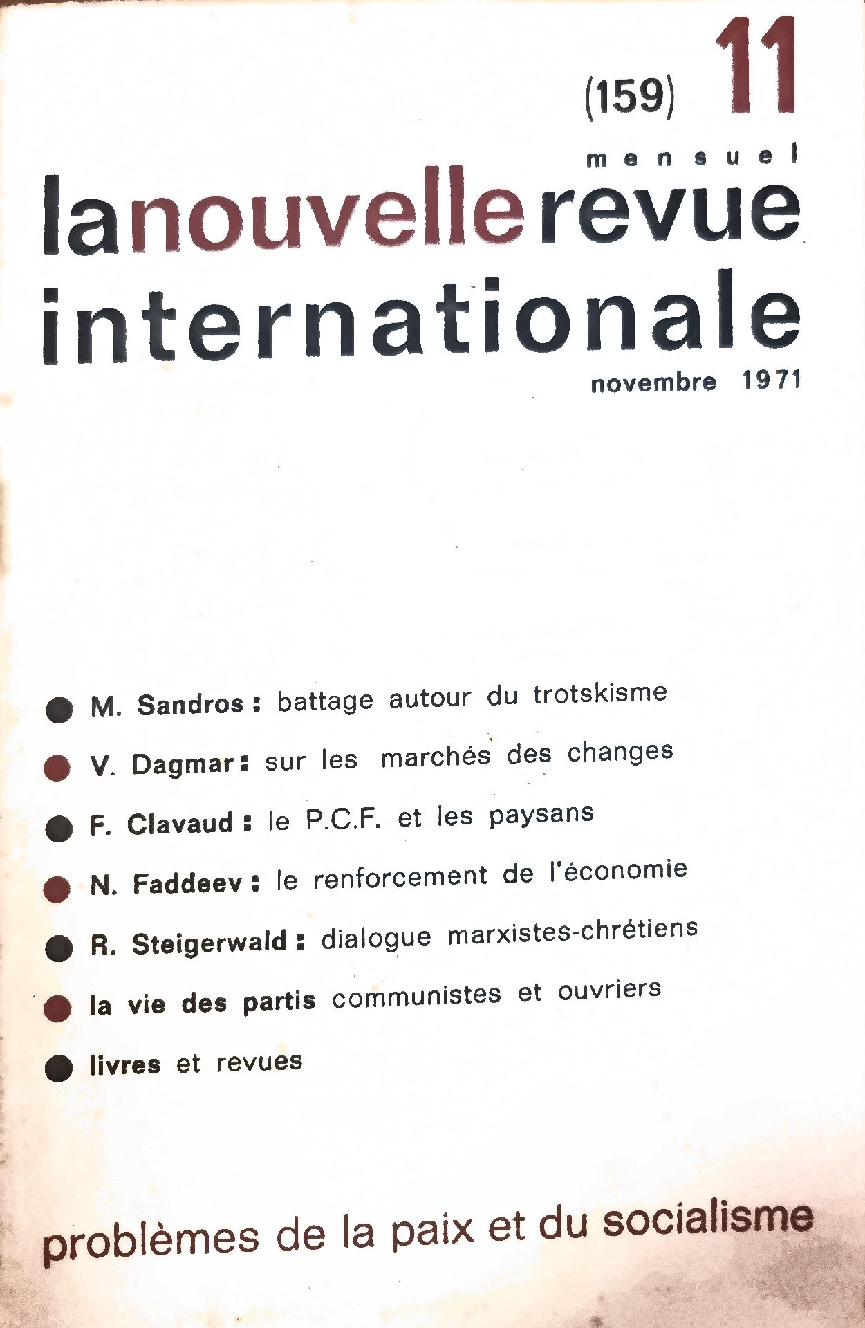 La Nouvelle Revue Internationale