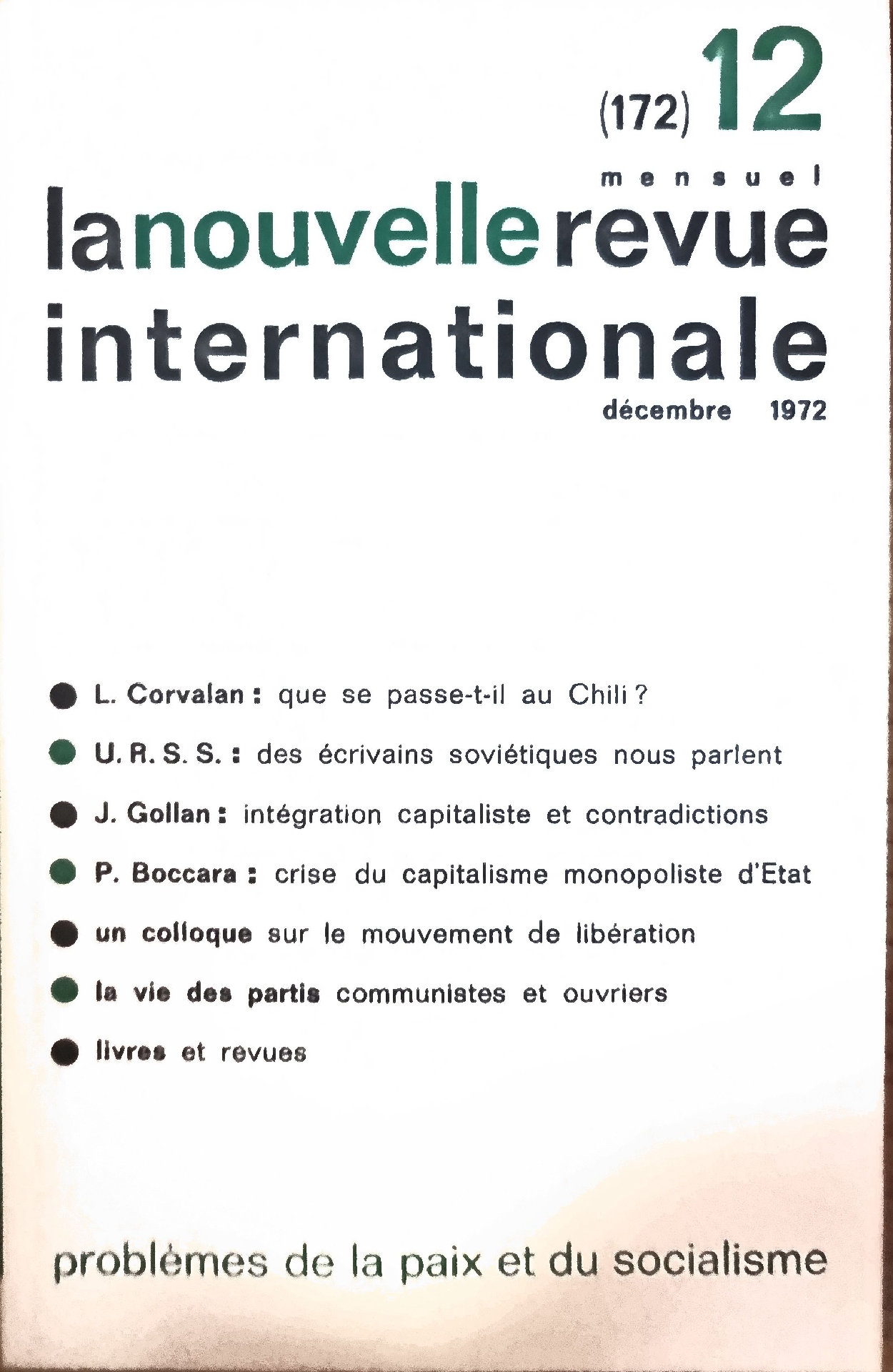 La Nouvelle Revue Internationale