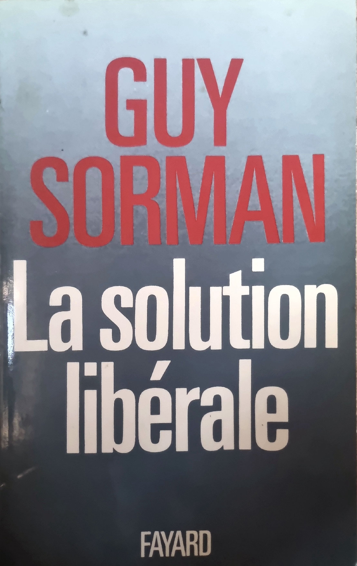 La solution libérale